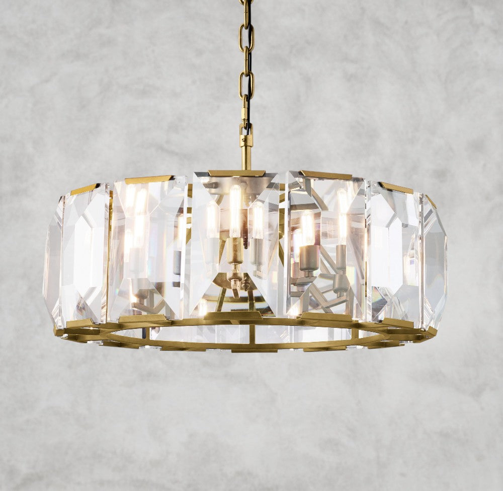 Harlow Crystal Round Chandelier 19", 31", 43", 60"